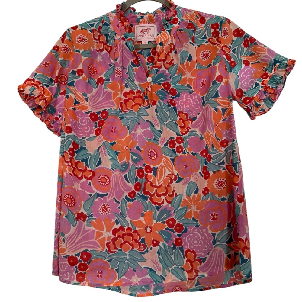 Banjanan Women’s Blouse – Floral Print
Size XS